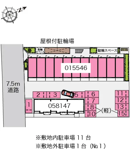 ★手数料０円★神戸市西区前開南町２丁目　月極駐車場（LP）